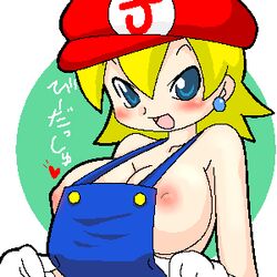 gshinobi judy_(pop'n_music) mario_(cosplay) pop'n_music tagme