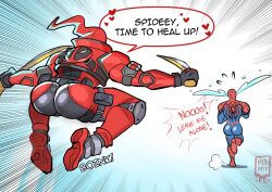 deadpool from marvel by wewe gombelle