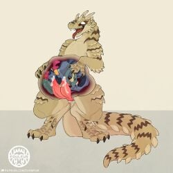 1:1 2021 2_penises 69_position anthro biped bodily_fluids closed_eyes colored cum diphallia diphallism fellatio female foulfur genital_fluids genitals group hi_res horns internal leaking_cum male male/female mammal multi_genitalia multi_penis open_mouth oral penile penis reptile scalie sex sex_inside_body sex_inside_stomach tail tongue tongue_in_pussy trio vore watermark