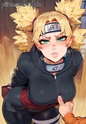 ai_generated big_breasts blushing breasts cheating grabbing naruto patreon pov temari