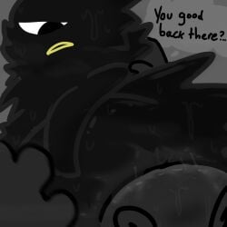 ass_eating colorbox_(mustard) concerned creature duck_jelly_(colorbox_mustard) incredibox incredibox_mod oc_x_canon sloppy sweat