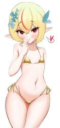 1girls blonde_hair breasts elf_ears elf_female elf_girl eternals_(idol_corp) female female_focus female_only front_view hag idol-es idol_corp light-skinned_female light_skin long_hair necromancer nude nude_female pointy_ears red_eyes red_hair ruby_runeheart small_breasts solo solo_focus two_tone_hair virtual_youtuber vtuber vtuberfanart witch