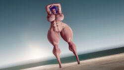 3d busty female female_focus female_only hourglass_figure italian italian_female majima purple_hair rose_(street_fighter) street_fighter wide_hips