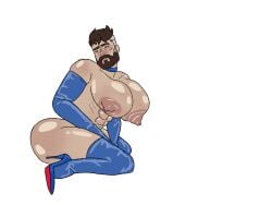 bottom_dad breasts busty_boy crossdressing fag_daddy faggot_daddy gay gloves heels huge_ass huge_breasts huge_butt huge_nipples huge_thighs male male_only marvel mr_fantastic mr_fantastic_(marvel_rivals) reed_richards yaoi