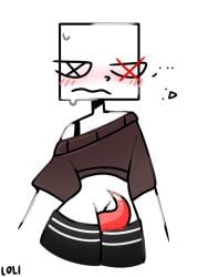 ... 1boy 1femboy blush blushing blushing_femboy blushing_male cube_humanoid daily_dose_of_geometry_dash femboy femboy_only geometry_dash girly_boy loliichan_18 male male_only penis penis_out strappy_bra sweat sweatdrop sweating tentacle_penis thigh_highs thighhighs vit12 x_eyes youtube youtuber youtuber_boy