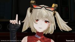 1boy 1girls belle_(zenless_zone_zero) burnice_white male_pov tagme wise_(zenless_zone_zero) zenless_zone_zero