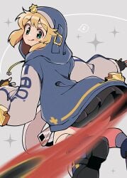 ambiguous_gender androgynous ass back_view bridget clothed guilty_gear itsuka_neru trans_woman transfem transgender