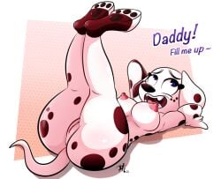 101_dalmatian_street 101_dalmatians 1girls 2025 animal_pussy anthro anthro_female anthro_focus anthro_only anthro_solo anthrofied anthropomorphic arms_behind_head artist_signature ass ass big_ass big_breasts big_breasts big_breasts big_butt black_spots blue_eyes breasts breasts breasts canid canine canine_pussy canine_vagina canis daddy_kink dalmatian dialogue digital_drawing_(artwork) digital_media_(artwork) disney dolly_(101_dalmatians) domestic_canine domestic_dog english_dialogue english_text erect_nipples erected_nipples fangs feet female female_anthro female_canine female_dog female_focus female_only female_solo floppy_ears furry furryart hi_res high_resolution highres horny horny_female horny_girl huge_ass huge_boobs huge_breasts huge_breasts huge_butt large_ears laying_on_back legs_up looking_back lying_on_back mammal naked naked_anthro naked_female nipples nude nude_anthro nude_female open_mouth open_smile pawpads paws pink_nipples pkbrnsh0ck_(artist) pussy sexy sexy_female sexy_pose simple_background smile smiling solo solo_anthro solo_female solo_focus spots spotted_body spotted_fur stretching stretching_legs tail text thick_ass thick_butt thick_hips thick_thighs vagina white_body white_fur zoophilia