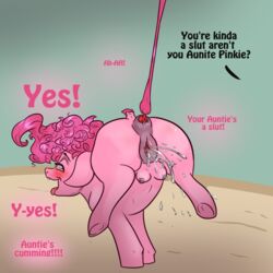 alorix anal animal_genitalia ass buttplug buttplug_tail equine friendship_is_magic my_little_pony no_humans pinkie_pie_(mlp) sex_toy straight_hair