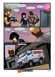 1girls asian asian_female comic dark-skinned_male dark_skin derek_hammer english_text female hero_tales lois_cho page_3 rabies-t-lagomorph text