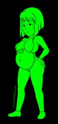 1girls bethesda_softworks breasts clothing fallout fallout_(series) fallout_4 female female_only heavily_pregnant huge_breasts jumpsuit mob_face pregnant ruthlesspeasant solo sweat vault_girl vault_meat vault_suit