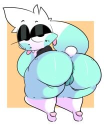 anthro anus balls big_ass bunny fat_ass femboy squashortstacks thick_thighs unnamed_character