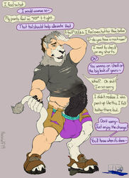 ! ... 2019 4_toes 5_fingers ? anthro balls barbed_penis big_penis black_penis bodily_fluids bottomwear bulge claws clothing comic dialogue duo english_text erection erection_under_clothing expansion felid fingers fluffy footwear full-length_portrait fur genital_fluids grey_clothing grey_shirt grey_topwear growth human human_to_anthro hybrid_penis hyper kesharo koorivlf lion magic male male_only mammal mostly_clothed open_mouth pantherine paws penis portrait potion precum rip sex_magic shirt shoes shorts simple_background slightly_chubby snout solo solo_focus species_transformation speech_bubble standing tan_bottomwear tan_clothing tan_shorts tearing tearing_clothing teeth text toes tongue topwear torn_clothing transformation translucent translucent_clothing underwear vein veiny_penis wet wet_clothing wet_shirt wet_topwear white_fur