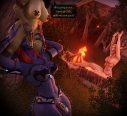 3d blood_elf blowjob chastity_cage cum_in_mouth deepthroat elf futa_only futanari goblin_(warcraft) goblin_futanari magniym sunset tektah_(tektah) throat_bulge throat_fuck troll_(warcraft) troll_female warcraft world_of_warcraft zalooni