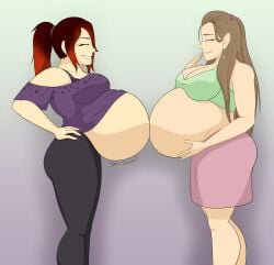 female female_only hyper_belly olivia_(spaceseacow) pregnant spaceseacow