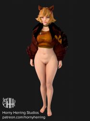 1girls 3d bottomless feet female hornyherringstudios marvel marvel_comics marvel_rivals pussy solo squirrel_girl_(marvel) squirrel_girl_(marvel_rivals)