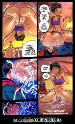 1boy 1girls abs abstract_background absurd_res ahe_gao ahegao artist_name ass ass_jiggle ass_waves bedroom_eyes belly belly_button big_ass big_breasts biting_lip black_hair blushing breasts bubble_butt cape child_bearing_hips clark_kent clark_kent_(my_adventures_with_superman) close_up colored comic comic_page comic_strip crimsoncoax cunnilingus dark_skinned_female dc dc_comics different_angles digital_painting duo earrings electrostimulation facesitting fat_ass female fit_female from_below full_body_view full_color gigantic_thighs half_lidded_eyes hd high_res hips hourglass_figure huge_ass huge_breasts huge_thighs human juicy_thighs light_skinned_male lois_lane lois_lane_(my_adventures_with_superman) lustful_gaze male meaty_thighs minimalist_background moaning multiple_views my_adventures_with_superman outdoor_sex panties panting pecs perky_breasts phat_ass pixie_cut pov pov_facesitting premature_ejaculation presenting_hindquarters round_ass sequential_art smile squirting superhero_costume superman superman_(series) tank_top tanned_skin thick_ass thick_thighs thighs toned_abs tummy uncommon_stimulation wet wide_hips wobbling_ass