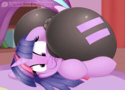 2017 animal animated ass augustbebel duo equine facesitting female friendship_is_magic horn mammal my_little_pony non-anthro purple_eyes starlight_glimmer twilight_sparkle_(mlp) unicorn