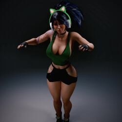 3d abs akali animated audio big_ass big_breasts big_butt black_legwear black_nail black_nail_polish black_nailpolish black_nails bob_d3d bottomwear choker clothed clothing collar dancing female fit fit_female gloved_hands gloves has_audio headphones huge_ass huge_breasts huge_thighs jigglephysics jiggling_breasts league_of_legends mp4 music nail_polish nailpolish nails_painted ponytail shoes solo sound sports_bra toned toned_arms toned_back toned_belly toned_female toned_legs toned_stomach toned_thighs vibing video video_game video_game_character video_game_franchise video_games