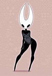 ai_generated antagonistantelope black_body breasts female hollow_knight hollow_knight:_silksong hornet_(hollow_knight) insects lingerie looking_at_viewer sexy_pose solo solo_female