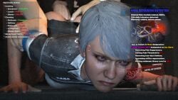 1girl 2024 3d anal anal_sex android angry angry_expression angry_face anonymous_male bad_end clenched_teeth crying detroit:_become_human female femsub frostfall grey_hair kara_(detroit:_become_human) maid male maledom maledom_caption rape raped red_eyes robot sex_slave sfm sneer source_filmmaker tagme text text_focus this_is_your_life_now uniform