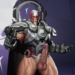 armor bara dilf erik_lehnsherr gay magneto male male_focus male_only marvel marvel_comics marvel_rivals max_eisenhardt