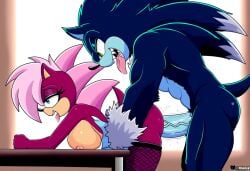 ai_generated ass bending_over bent_over_table blue_body breasts incest incest_(lore) magenta_fur male/female pink_hair sex sonia_the_hedgehog sonic_(series) sonic_the_hedgehog sonic_the_hedgehog_(series) sonic_the_werehog sonic_underground sonic_x_sonia straight veiny_penis