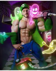 luigi from luigi's mansion by albron