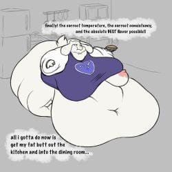 bbw big_ass big_breasts blob breasts bubble_butt female furry huge_ass huge_breasts hyper hyper_obese mexifurfoof milf morbidly_obese morbidly_obese_female morbidly_obese_male nipples overweight ssbbw thick_thighs toriel undertale unrealistic_proportions wide_hips wtf