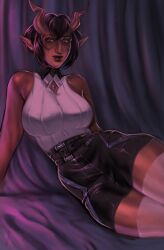 1girls alternate_version_available big_thighs curvaceous curvy curvy_body curvy_female curvy_figure demon demon_girl demon_horns hatsukiowil hip_dips hips_wider_than_shoulders massive_thighs oc pinup thick_legs thick_thighs thigh_highs thighhighs thighs thunder_thighs thunderthighs variant variant_set wide_hips wide_thighs