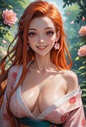 1girls ai_generated female kimono long_hair tilcox33