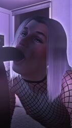 3d big_penis black_body black_toenails blowjob eclipsevam eye_contact femboy gay gay_male highres male male_focus male_only virt-a-mate virtamate white_body