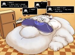 big_ass big_breasts blob breasts bubble_butt female furry huge_ass huge_breasts hyper hyper_obese mexifurfoof milf morbidly_obese morbidly_obese_female overweight ssbbw thick_thighs toriel undertale unrealistic_proportions wide_hips