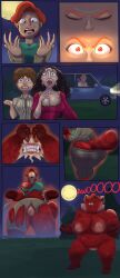 breasts clothes_bursting clothes_ripping disney disney_villains evelyn_deavor full_moon growth growth_sequence jin_lee milfs ming_lee monster mother_gothel pixar pixar_mom species_transformation teenagebratwurst thick_ass transformation turning_red wereanimal