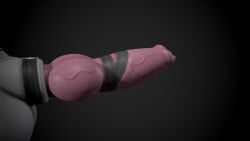 1boy 1male 3d_(artwork) animal_genitalia anthro balls blender_(artwork) canid canine canine_genitalia canis digital_media_(artwork) erection genital_shot genitals hi_res knot male male_only mammal mihoyo nude pawmakelove penis penis_shot sheath side_view solo solo_male von_lycaon wolf zenless_zone_zero