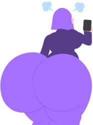 angry ass duolingo hips huge_ass iktomi lily_(duolingo) no_outlines phone tagme videogamedunky wide_hips