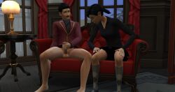 cassandra_goth father_and_daughter incest mortimer_goth parent_incest sims4 the_sims the_sims_4