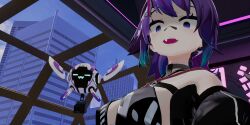 highres melody_(projektmelody) projektmelody purple_hair suprised suprised_expression suprised_eyes suprised_look virtual_youtuber vshojo