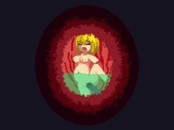 1girls animated blonde_hair breasts cum_inside defeated eaten_then_fucked game_cg impregnation inside_creature internal_view interspecies interspecies_impregnation monster nakadashi nipples nude nude_female pixel_animation pixel_art rape semen short_hair tagme video violation vore