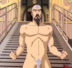 1girls air_nomad airbender_tattoo avatar_legends male male_only meme screenshot_edit tenzin the_legend_of_korra