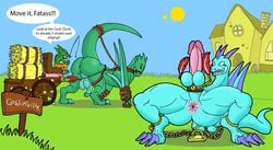 ass big_penis chains crying dragon forced goblin labor male_only mrvldc nude restrained slave tickle_torture tickling tickling_penis