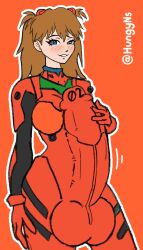 1futa asuka_langley_sohryu autopaizuri autopaizuri_under_clothes balls big_balls blue_eyes breasts clothed clothing dickgirl erect_penis erection erection_under_clothes fully_clothed futa_only futanari huge_balls huge_breasts huge_cock huge_testicles human hungy intersex large_areolae large_balls large_breasts large_penis latex latex_armwear latex_ass latex_bodysuit latex_breasts latex_clothing latex_futa latex_gloves latex_legwear latex_skin latex_skinsuit latex_stockings latex_suit latex_thighhighs light-skinned_futanari light_skin neon_genesis_evangelion orange_hair penis scrotum standing testicles