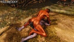 animated bethesda_softworks cbbe game_screenshot riekling seizuredogsskyrimnaughties sexlab skyrim tanned tesv the_elder_scrolls