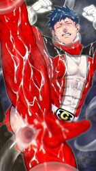 aikawa_fudou black_hair gay love_after_world_domination male male_only mu-q muscle muscles muscular muscular_male