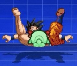 1boy 1futa anal anal_creampie anal_penetration anal_sex animated balls barefoot big_penis black_hair blue_background boots bouncing_balls bow_tie crossover cum cum_in_ass cum_inside dragon_ball dragon_ball_super dragon_ball_z enjoying fast_thrusts feet futa_on_male futa_penetrating_male futa_sans_pussy futadom futanari game ghost gif green_skin half-dressed half_naked lady_bow m.u.g.e.n male_penetrated malesub mario_(series) mating_press missionary missionary_position missionary_sex mugenfutacharsmaker muscular_male one_shoe paper_mario penis pixel_animation pixel_art saiyan semen sex shadow short_hair soles son_goku sperm spirit toes training_room