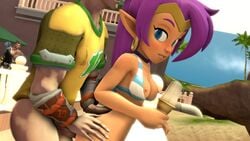 1boy 1girls 3d anal anal_penetration animated crossover dark-skinned_female female genji hanzo ice_cream legoguy9875 male no_sound overwatch penetration sex sex_from_behind shantae shantae_(character) straight tagme video wayforward