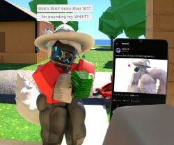 3d ass english_text furry money nearlyepoint phone photo pizza_delivery protogen roblox roblox_avatar roblox_game robloxian robux tagme text work_at_a_pizza_place