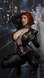 1girls 3d ass big_ass big_breasts black_widow_(marvel) bottom_heavy breasts busty cuote4mikewhere curvy female female_focus female_only hips hourglass_figure huge_ass huge_breasts human human_only large_ass large_breasts legs light-skinned_female light_skin marvel marvel_cinematic_universe natasha_romanoff red_hair s.h.i.e.l.d. scarlett_johansson slim_waist solo superhero superheroine thick thick_hips thick_legs thick_thighs thigh_holster thighs top_heavy unzipped unzipped_bodysuit voluptuous waist weapon wide_hips