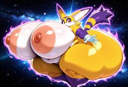 1girls ai ai_art ai_generated alternate_ass_size alternate_ass_size_(larger) alternate_body_type big_the_cat breasts breasts_bigger_than_body breasts_focus breasts_out breasts_squeezed_together cleavage curvaceous curvy curvy_body curvy_female curvy_figure curvy_hips curvy_thighs dark_fur deep_cleavage genderbent genderswap_(mtf) gigantic_ass gigantic_boobs gigantic_breasts gigantic_butt gigantic_thighs huge_boobs huge_breasts huge_butt hyper hyper_ass hyper_asscheeks hyper_boobs hyper_breasts hyper_butt hyper_nipples impossible_clothes nipples nipples_exposed nipples_out nipples_outside nipples_visible rule_63 self_upload solo_focus sonic_(series) sonic_the_hedgehog_(series) space style_imitation style_parody super_form tagme video_game_character video_games