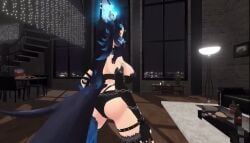 3d animated busty cerberus dancing indie_virtual_youtuber mostly_nude mp4 music semi_nude solo sound spite spite-chan spite_(vtuber) tagme twerking video virtual_youtuber vrchat vrchat_avatar vtuber waifu